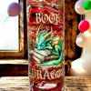 20 Ounce Skinny Tumbler #210  Book Dragon